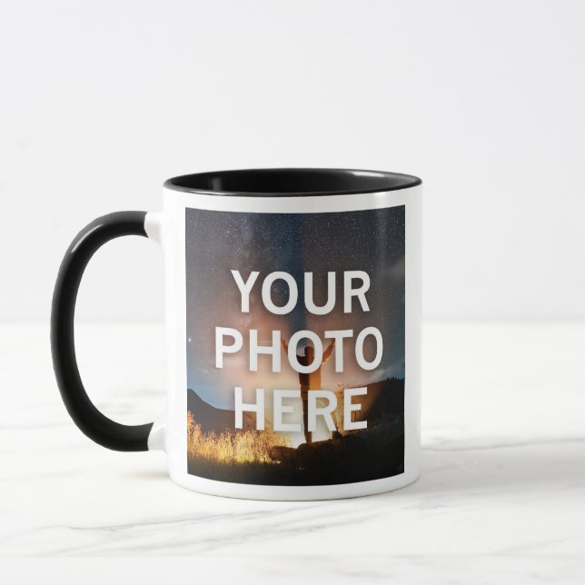 Your Photo Here Mug (Left)