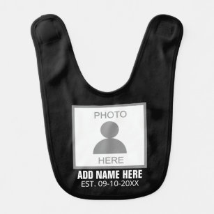 Your Photo Here Name and Age Bib