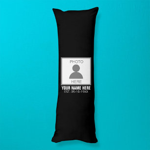 Your Photo Here Name and Age Body Cushion