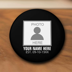 Your Photo Here Name and Age Ceramic Knob