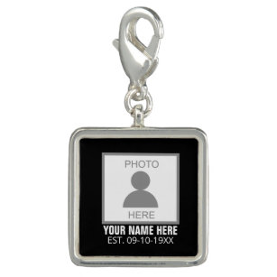 Your Photo Here Name and Age Charm