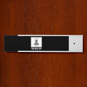 Your Photo Here Name and Age Door Sign
