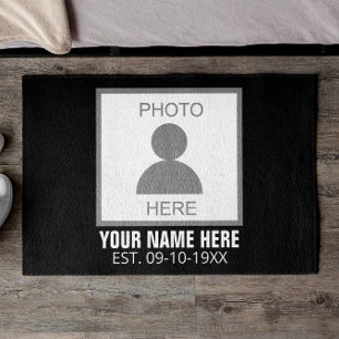 Your Photo Here Name and Age Doormat