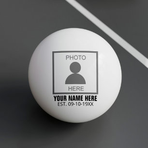 Your Photo Here Name and Age Golf Balls