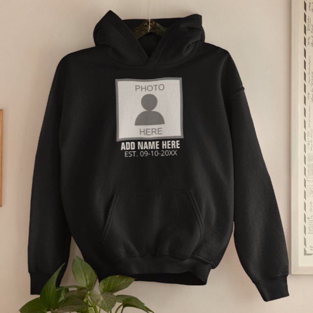Your Photo Here Name and Age Hoodie (Creator Uploaded)