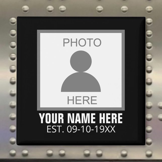 Your Photo Here Name and Age Magnet (Creator Uploaded)