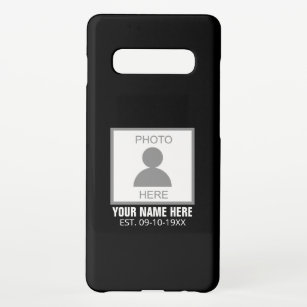 Your Photo Here Name and Age Samsung Galaxy Case