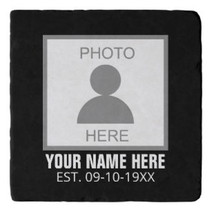 Your Photo Here Name and Age Trivet