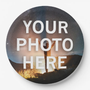Your Photo Here Paper Plate