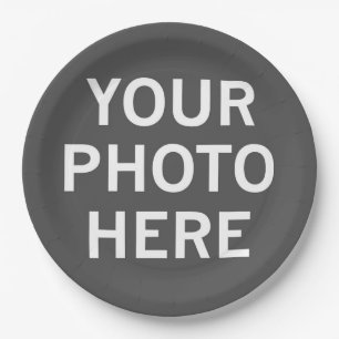 Your Photo Here Paper Plate
