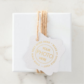 Your Photo Here - Personalised, branded / Custom Favour Tags