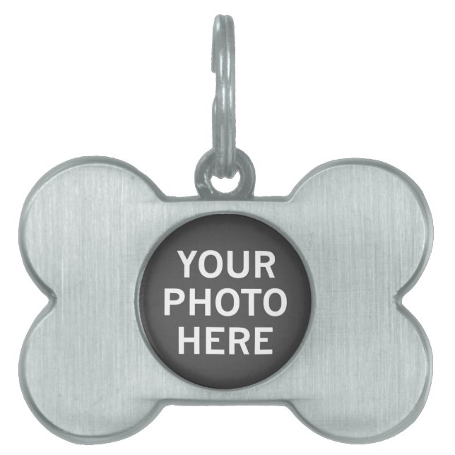 Your Photo Here Pet ID Tag (Front)