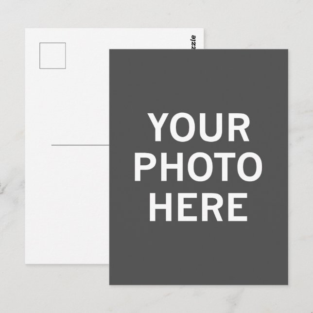 Your Photo Here Postcard (Front/Back)