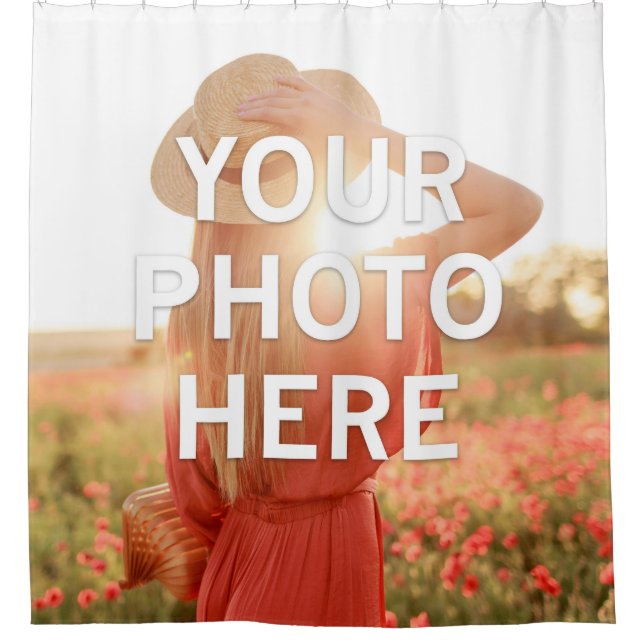 Your Photo Here Shower Curtain (Front)
