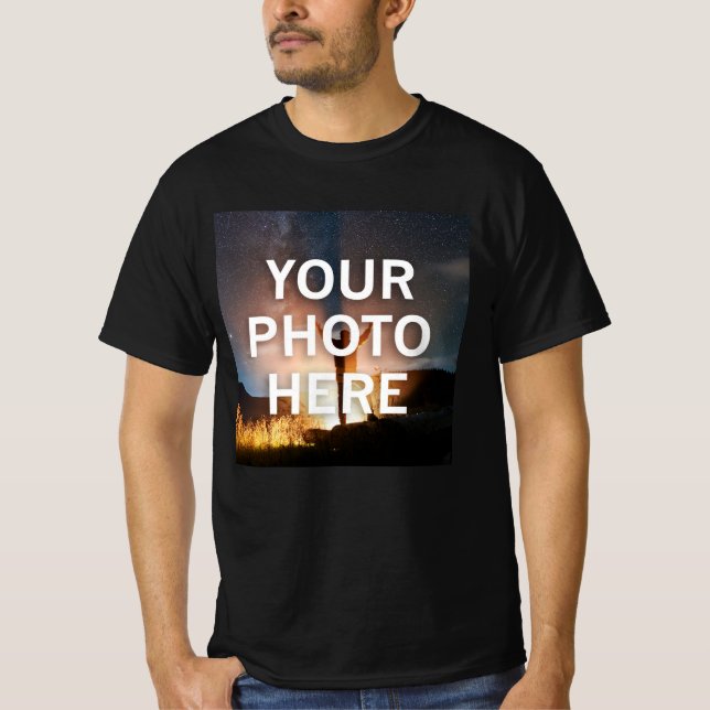 Your Photo Here T-Shirt (Front)