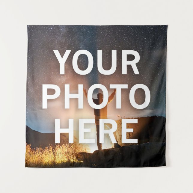 Your Photo Here Tapestry (Front)