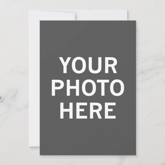 Your Photo Here Thank You Card (Front)