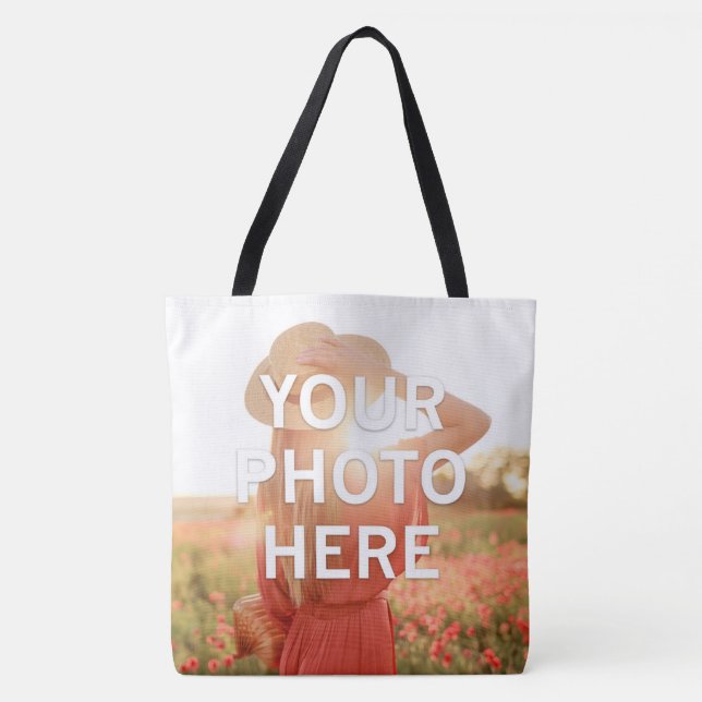 Your Photo Here Tote Bag (Front)