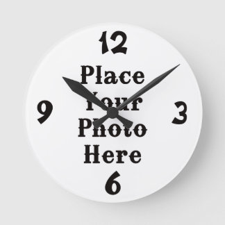 Your Photo Here Wall Clock