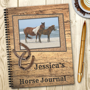Your Photo Horse Spiral Notebook