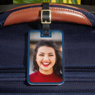 Your Photo & Info Luggage Travel Tag