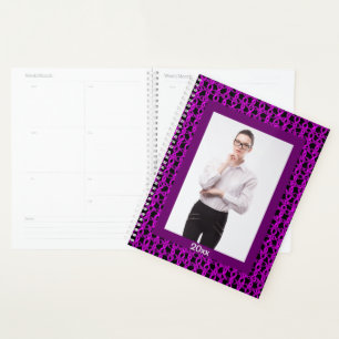 Your Photo Magenta Knit with Date Planner