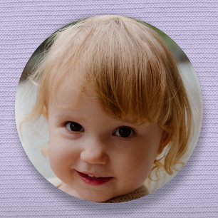 Your Photo Make Your Own Cute Photograph 6 Cm Round Badge