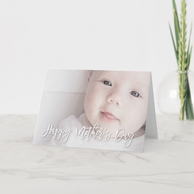 Your Photo Mother's Day Love Card (Front)