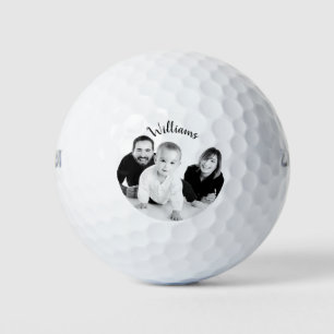 YOUR PHOTO NAME FAMILY Personalized Golf Balls
