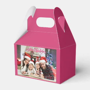 YOUR Photo & Name(s) Christmas Favour Box