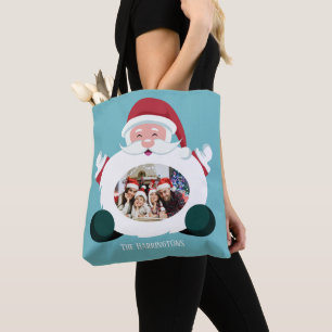 YOUR photo & name Santa bags
