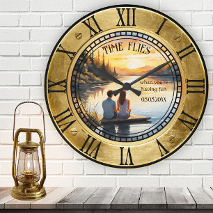 Your Photo Nautical Round Clock