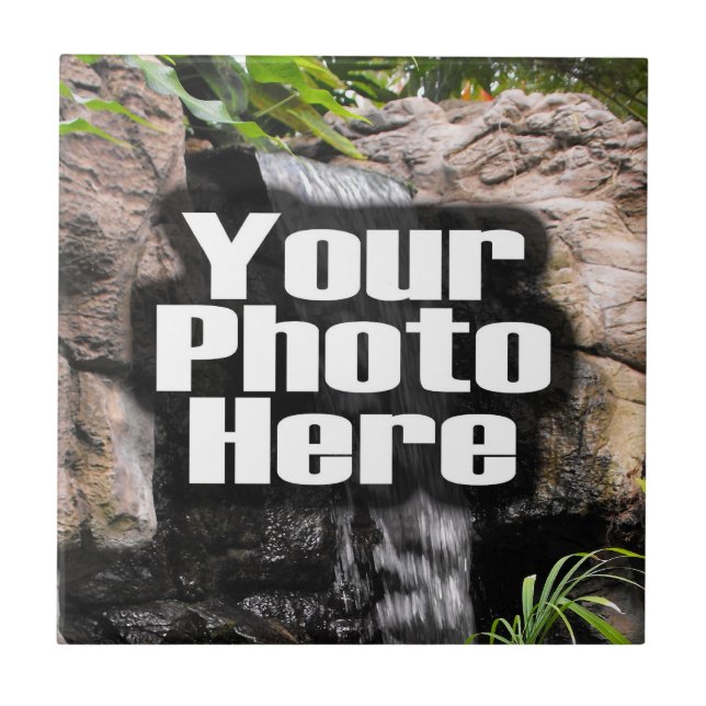 Your Photo on a Ceramic Tile, Custom Picture Tiles (Front)