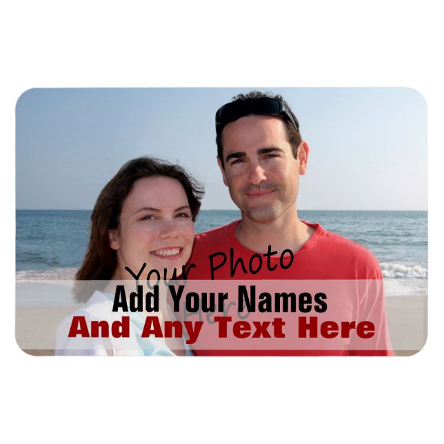 Your Photo On A Flexible Magnet (Horizontal)