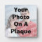 Your Photo On A Plaque