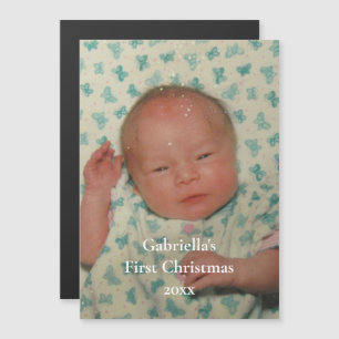 Your Photo Personalised Baby First Christmas