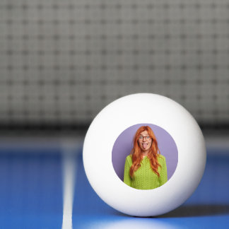 Your Photo Personalised Funny Custom Party Favours Ping Pong Ball