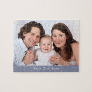 Your Photo Personalised Name Jigsaw Puzzle