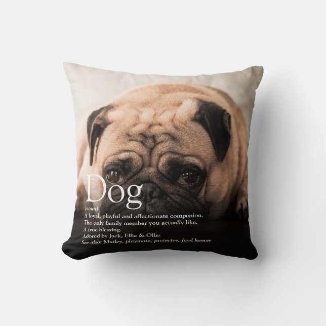 Your Photo Pet Definition Cushion (Front)