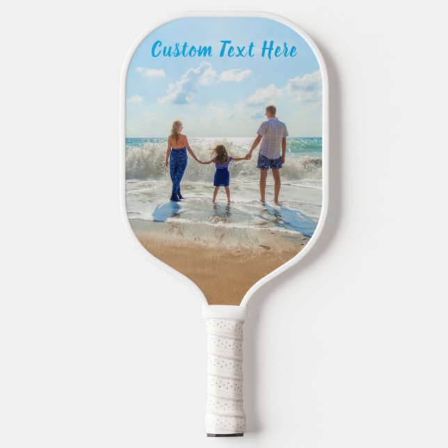 Your Photo Pickleball Paddle with Custom Text (Front)
