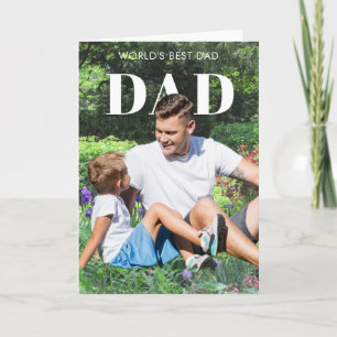 *Your Photo "Pop" Custom Best Dad Card