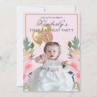 Your Photo Pretty in Pink Custom Girl First