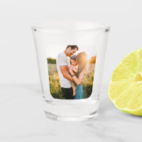 Your Photo Rounded Shot Glass Template