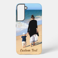 Your Photo Samsung Galaxy Cases with Custom Text