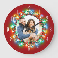 Your Photo Shining Christmas Bulbs