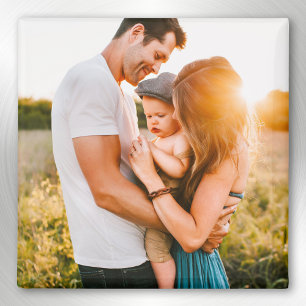 Your Photo Square Fridge Magnet