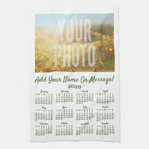 Your Photo Tea Towel Calendar