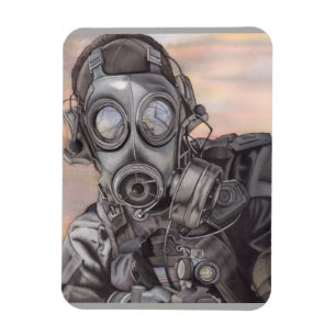 Your PHOTO TEMPLATE or Apocalypse Warrior Frig Magnet