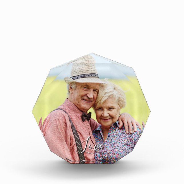 YOUR PHOTO & TEXT custom photo block (Front)