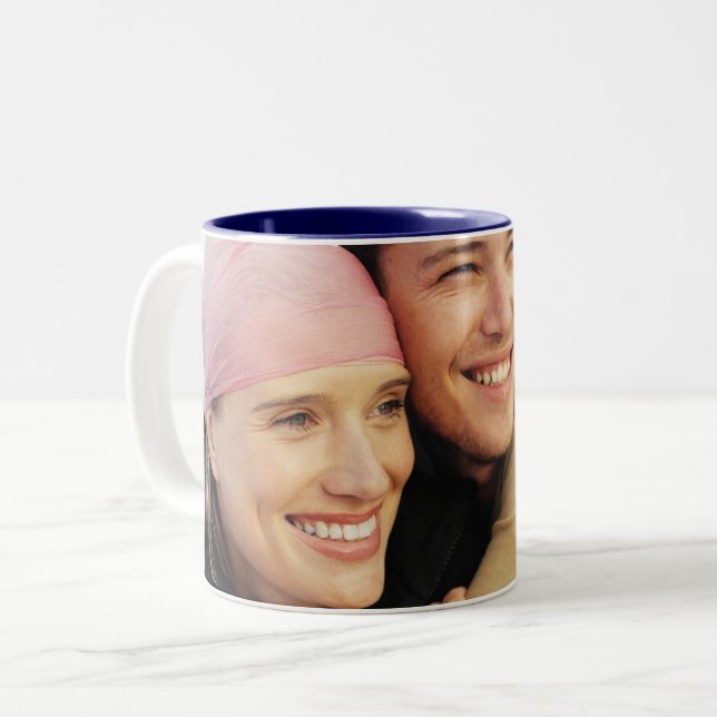 Your Photo Two-Tone Coffee Mug (Front Left)